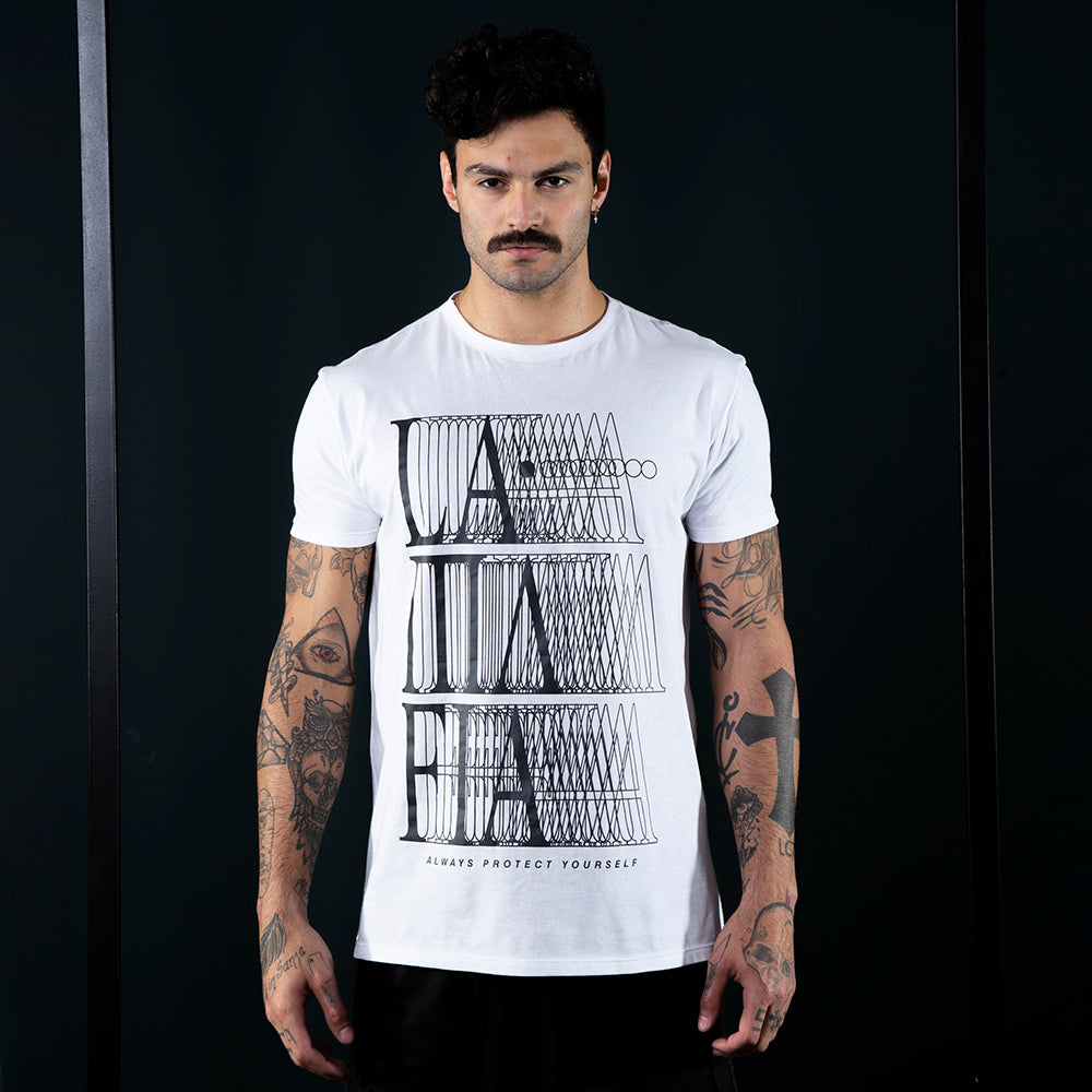 WHITE LAMAFIA T-SHIRT 20358