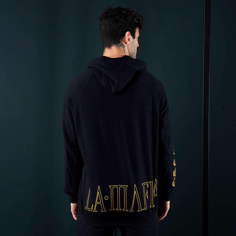 LAMAFIA BLACK HOODIE