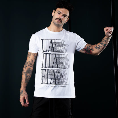 WHITE LAMAFIA T-SHIRT 20358