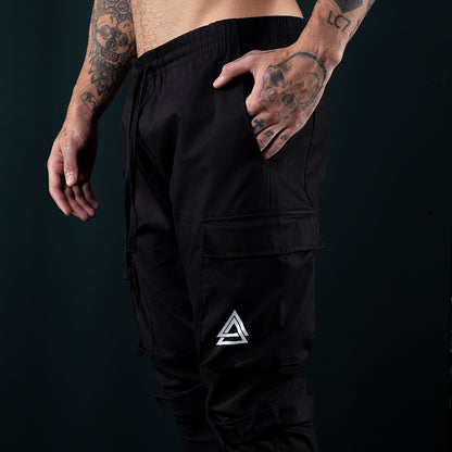 LAMAFIA BLACK PANTS 20617