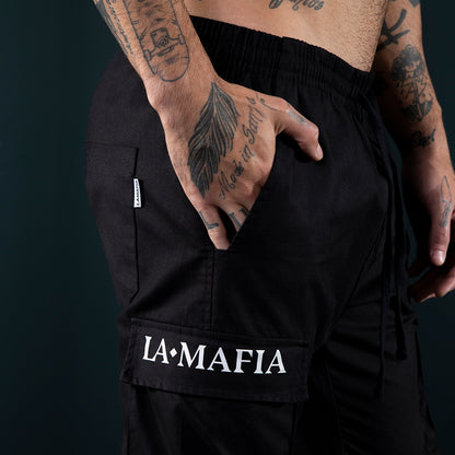 LAMAFIA BLACK PANTS 20617