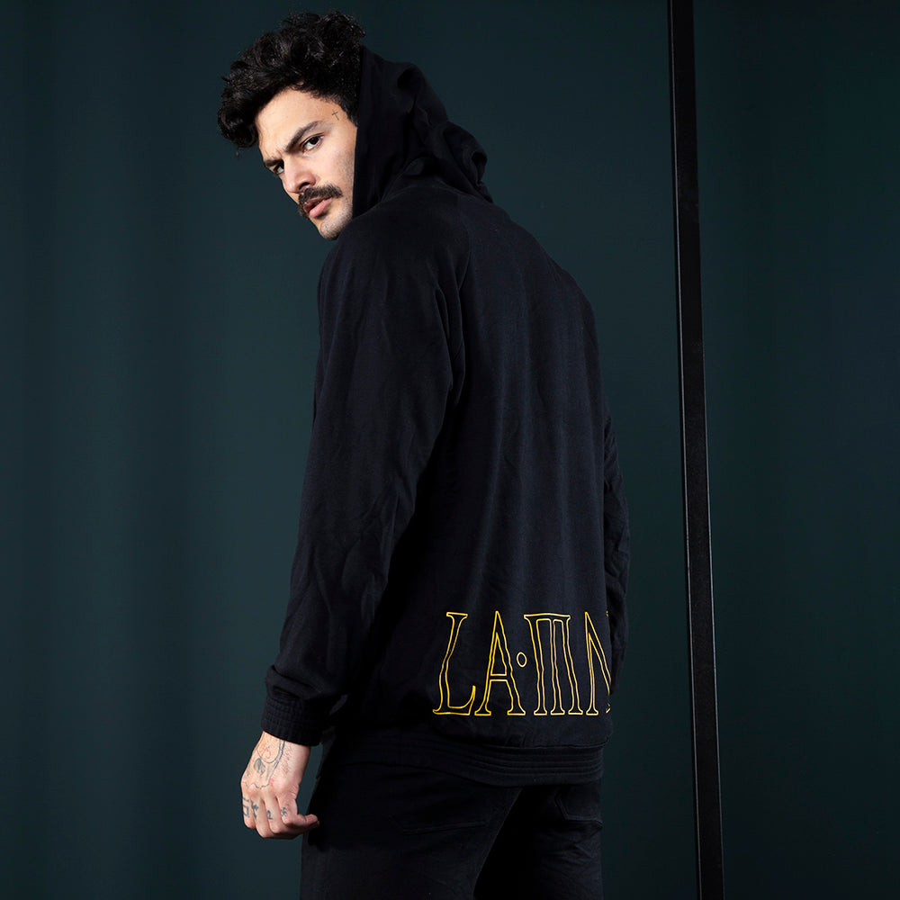 LAMAFIA BLACK HOODIE