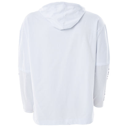 WHITE HOODIE SWEATSHIRT