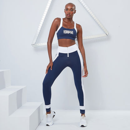 NAVY ATHLETIC TOP 20729