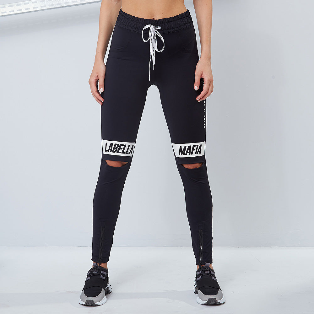 Calça legging cheap labellamafia preta