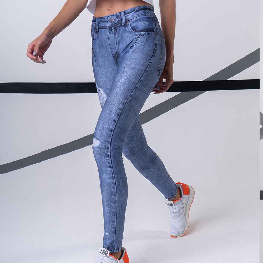 Calça hot sale leggin jeans