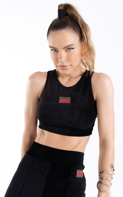 Cropped Casual Black Nirvana 25190