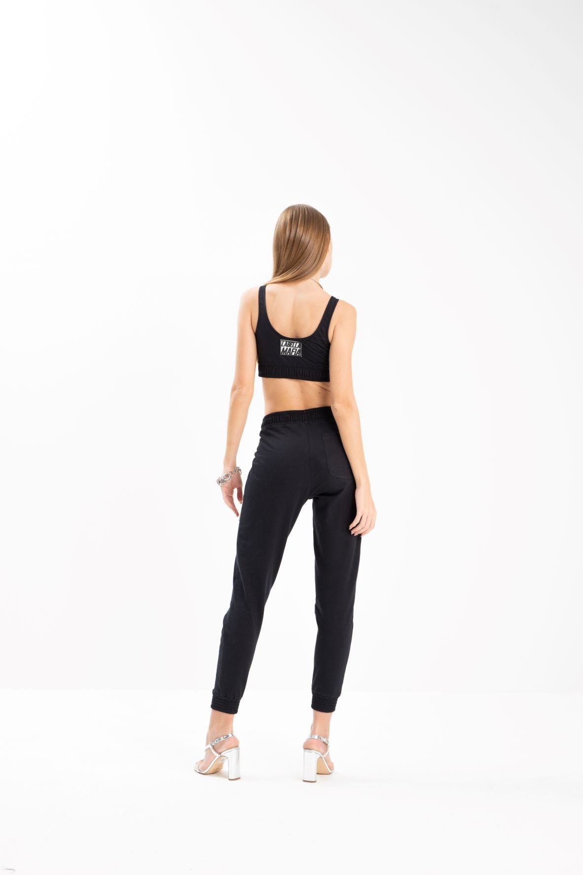 Set Black (Top+Pants) Match 23876