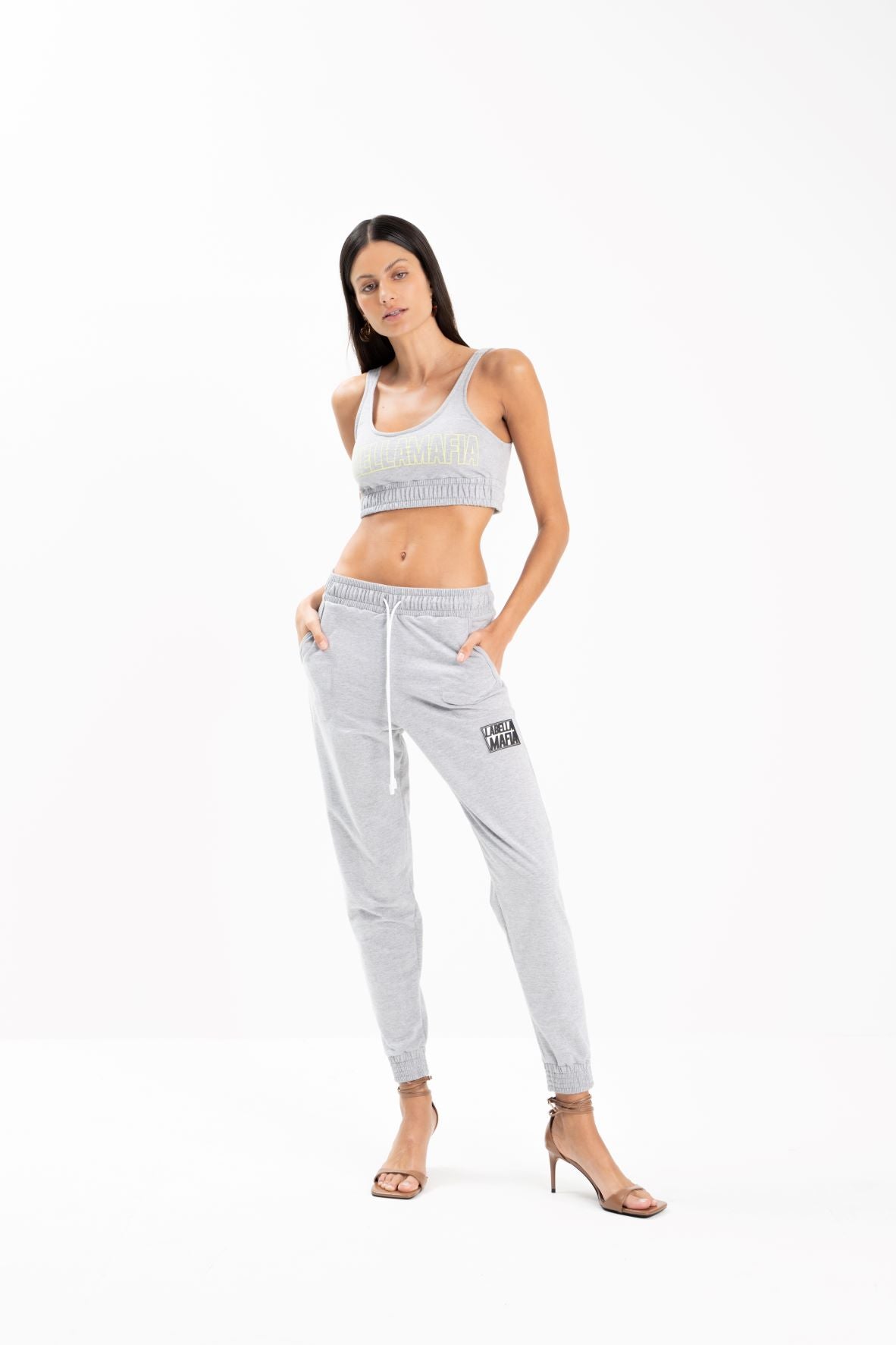 Set Grey (Top+Pants) Match 23878