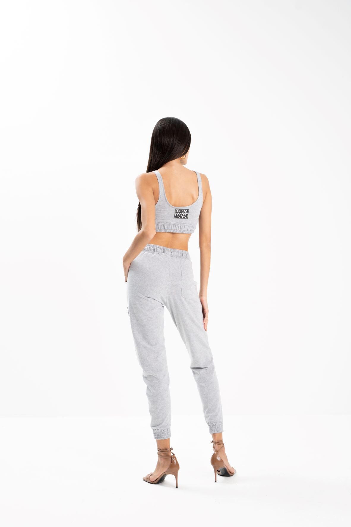 Set Grey (Top+Pants) Match 23878